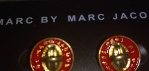 Marc by Marc Jacob's initial earrings